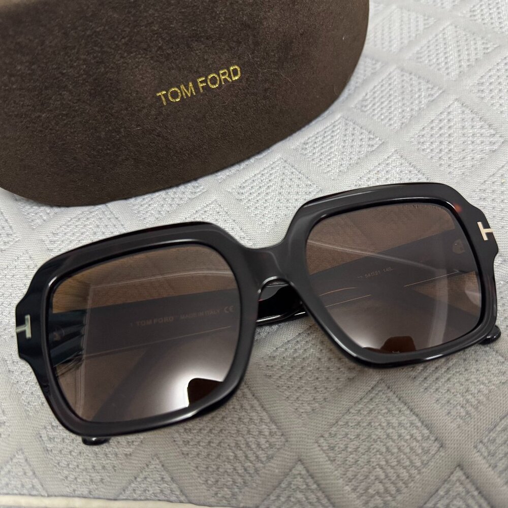 Tom Ford Black Brown Sunglasses   with Case